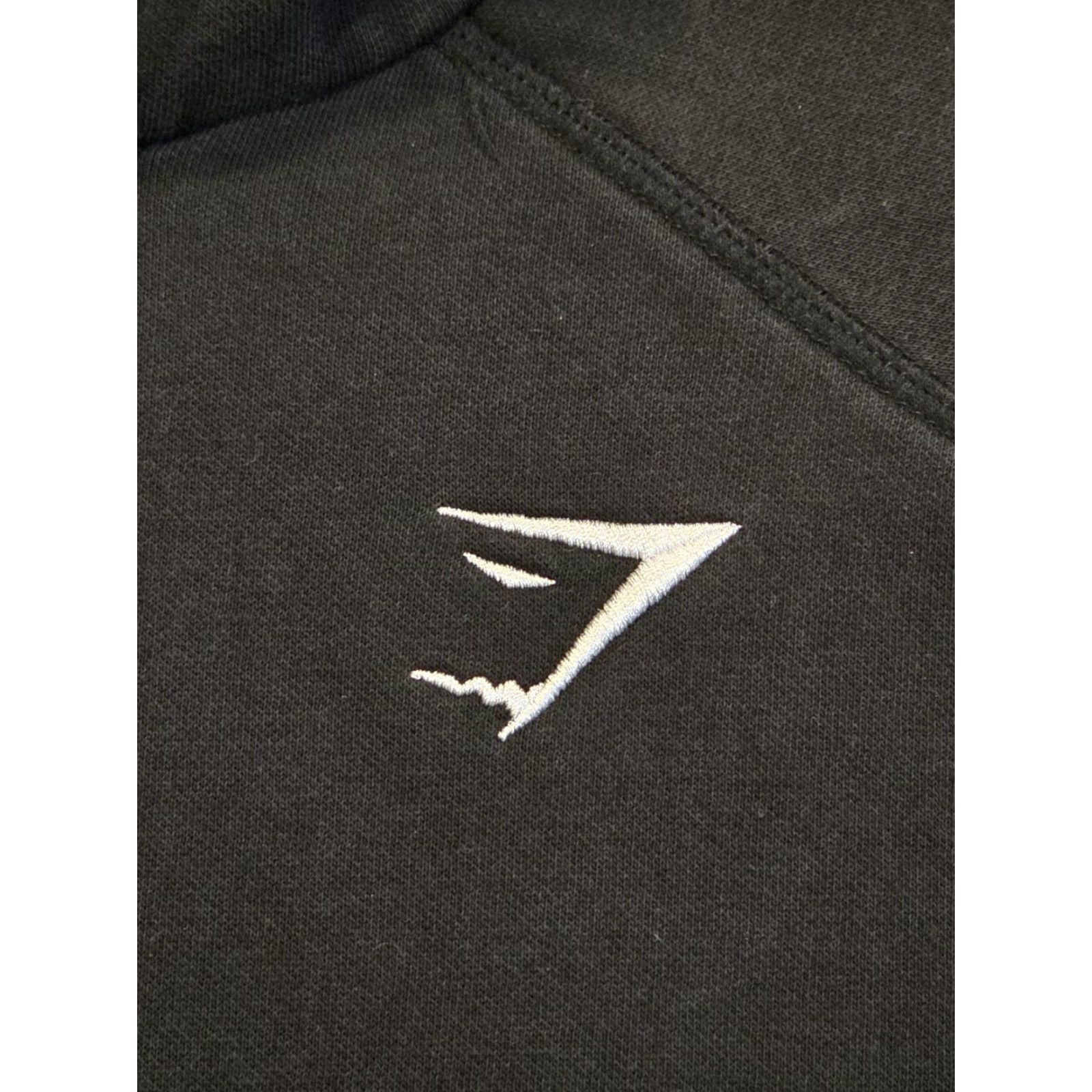 Gymshark Gymshark Embroidered Crest Hoodie Pullover Black Mens Size Large Gym Performance Size US L / EU 52-54 / 3 - 3 Thumbnail
