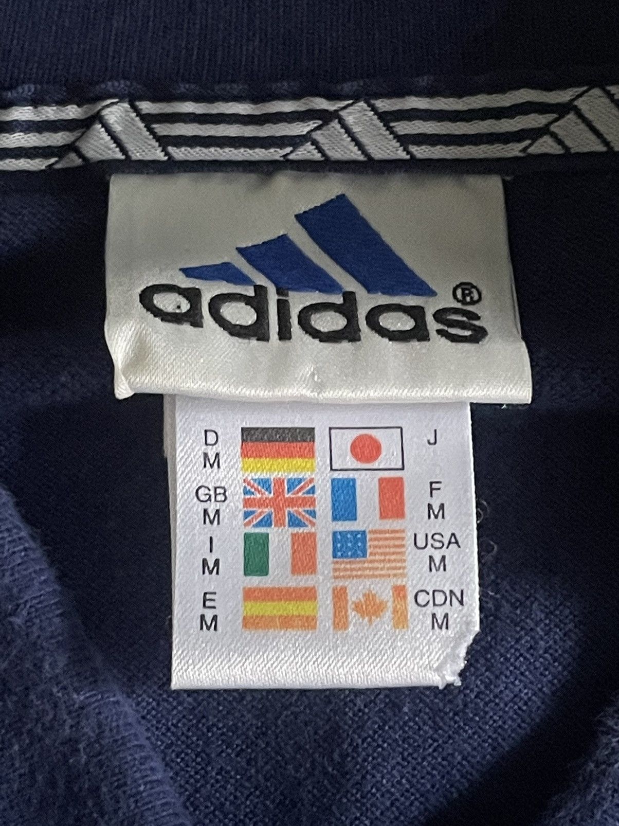 Adidas × Vintage Vintage Adidas Real Madrid 1999 Polo Tee Jersey Size US M / EU 48-50 / 2 - 7 Thumbnail