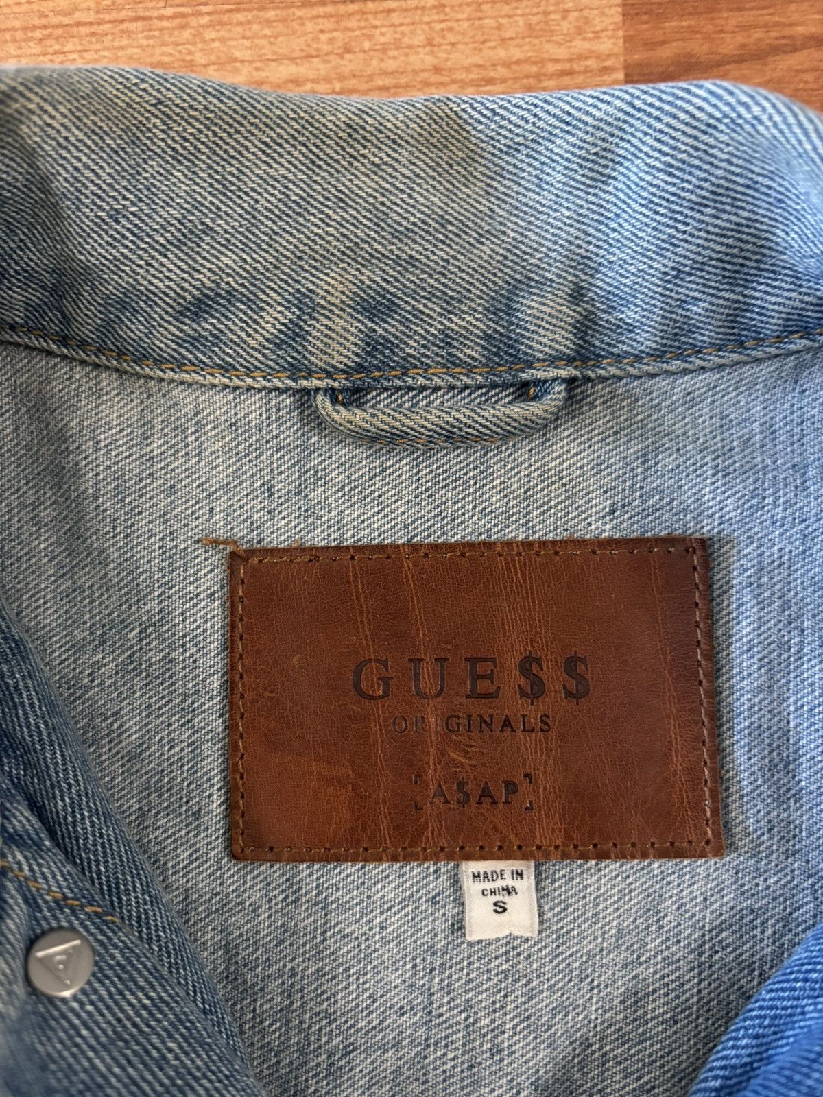 A$AP Rocky × Guess Guess x ASAP Rocky blue denim jacket Size S #denim Size US S / EU 44-46 / 1 - 4 Thumbnail