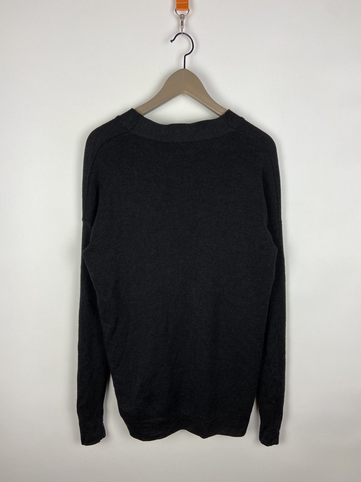 Annette Gortz Annette Gortz Wool/Silk Womens Black Zip Cardigan Sweater Size XS / US 0-2 / IT 36-38 - 2 Thumbnail