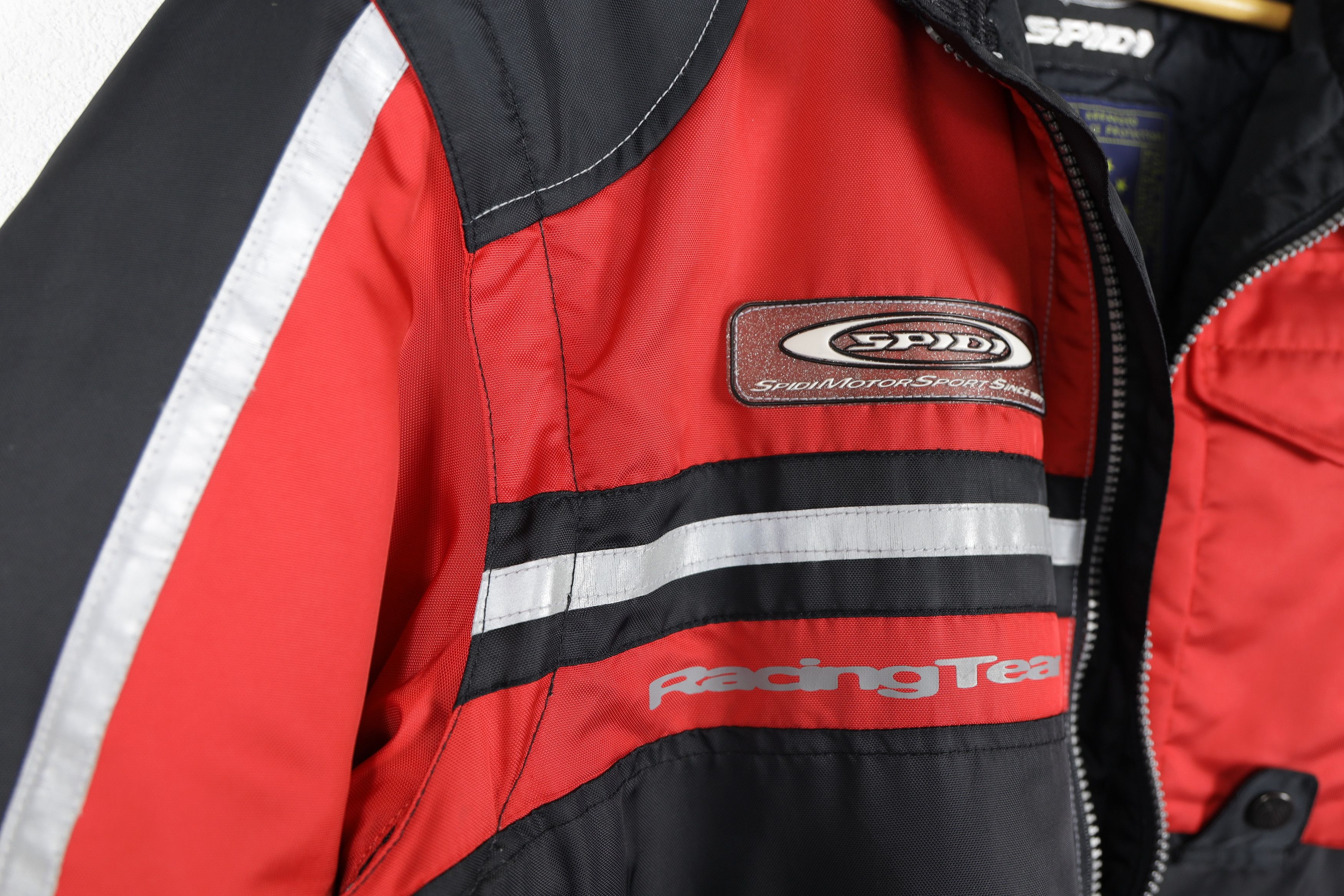 Vintage Vintage Spidi Racing Team Moto Bomber Jacket Y2K 90s Size US XL / EU 56 / 4 - 5 Thumbnail