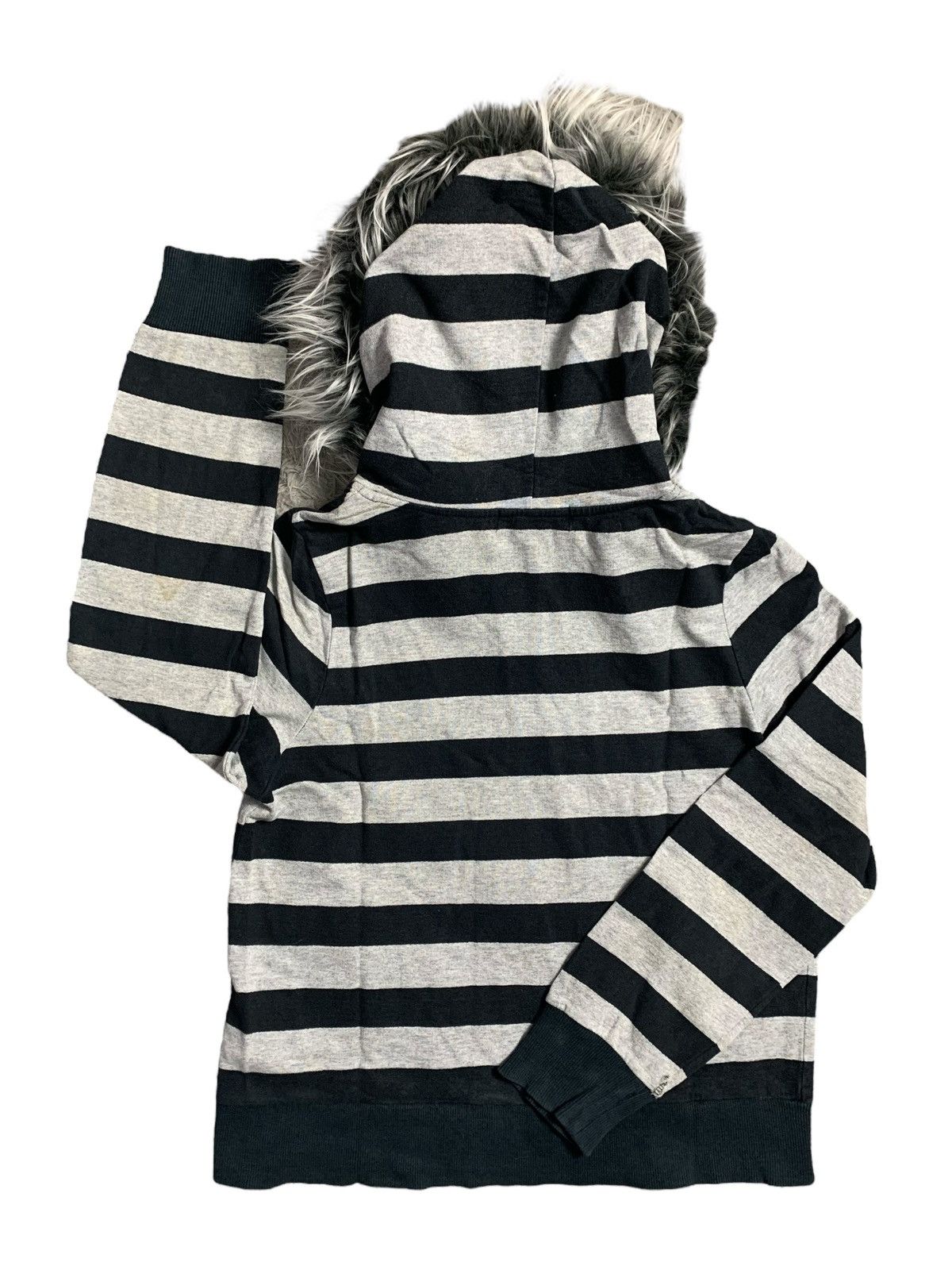 20471120 STRIPE UGIZ POEM FUR ZIP HOODIE IFSIX LGB HYSTERIC STYLE Size US M / EU 48-50 / 2 - 5 Thumbnail