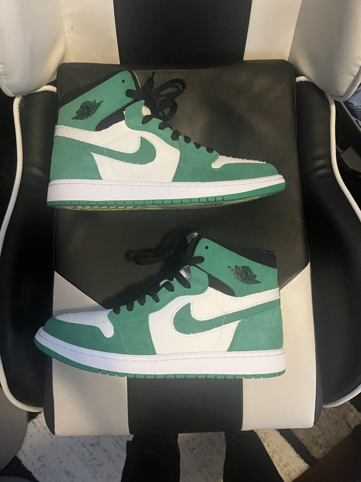 image of Jordan Nike Air Jordan 1 Zoom Comfort ‘Stadium Green’ Shoes, Men's (Size 11)