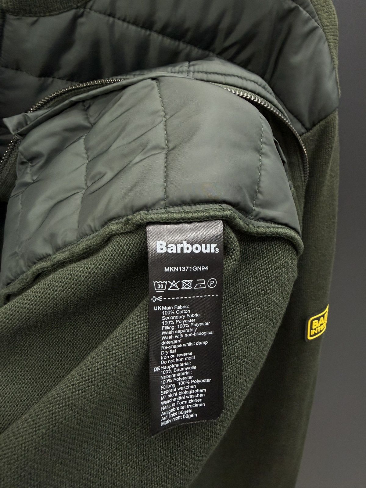 Barbour Barbour International Baffle Zip Through Jacket Size XL Size US XL / EU 56 / 4 - 10 Thumbnail