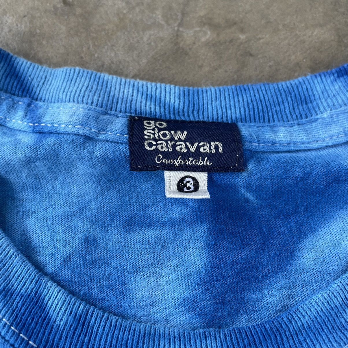 Japanese Brand × Vintage × go slow caravan 🔥🔥🇯🇵Go Slow Caravan Apache Indian Big Logo Design Tye Dye Tee Size US M / EU 48-50 / 2 - 9 Thumbnail