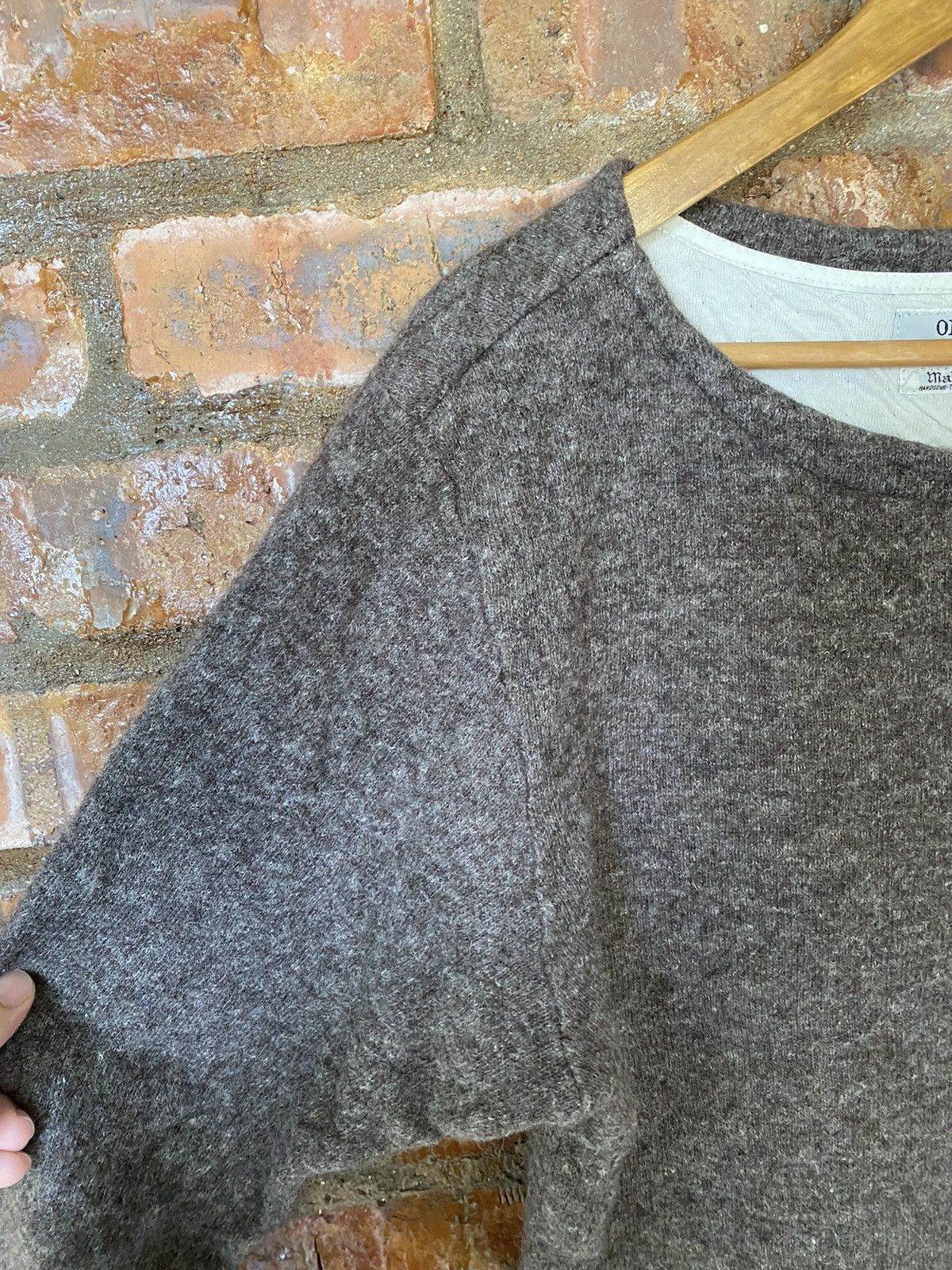 Japanese Brand × OMNIGOD Vtg Omnigod Japan Mix Fabric Single pocket wool Size US L / EU 52-54 / 3 - 6 Thumbnail