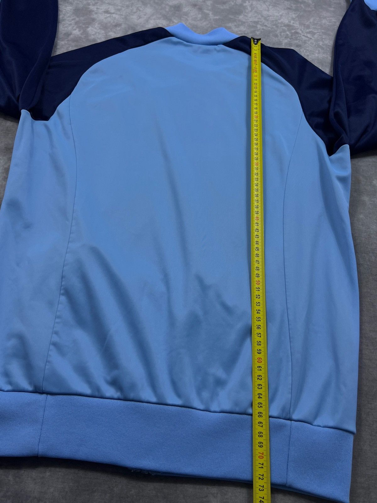 Adidas Adidas Light Blue Track Jacket made in france vintage adidas Size US L / EU 52-54 / 3 - 13 Thumbnail