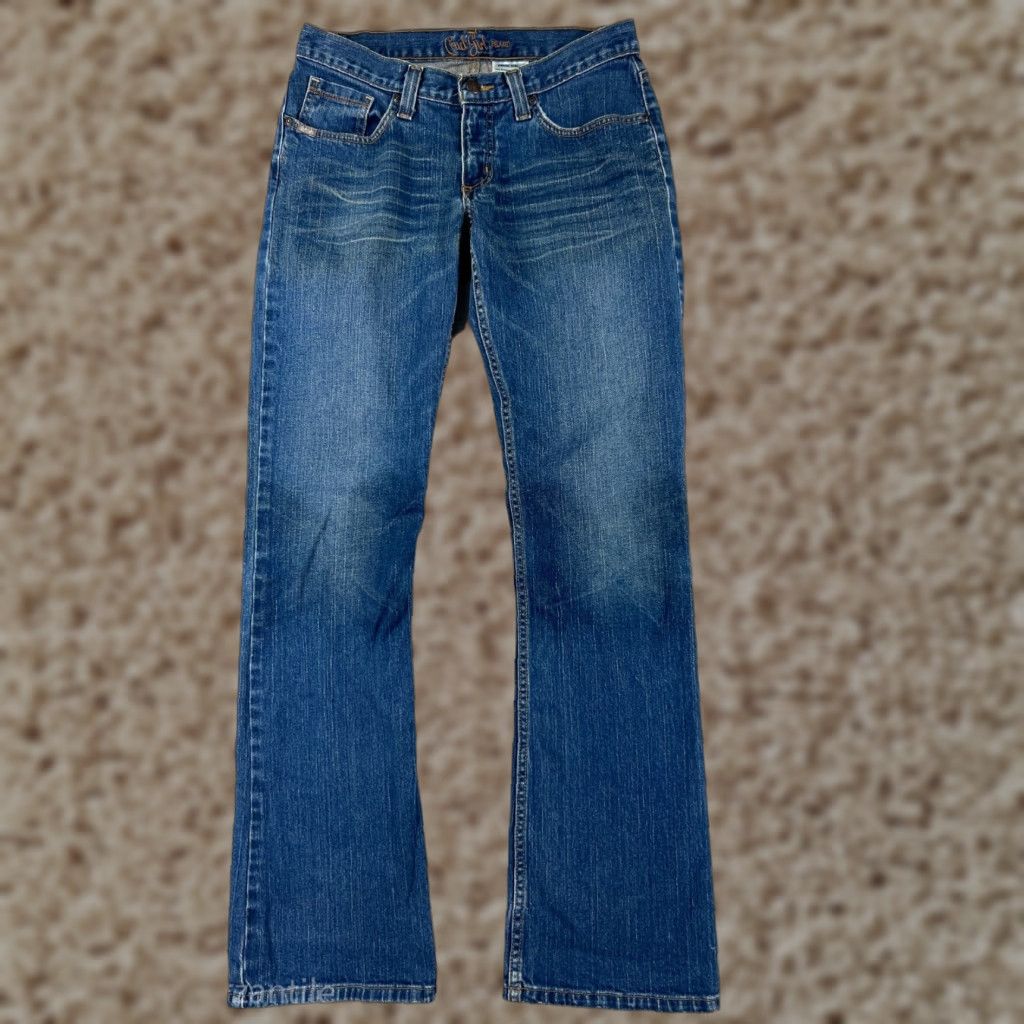 Vintage Cruel Girl Jeans Women's Blue Denim Bootcut 5 Pocket 32 Inseam cotton Size 27" / US 4 / IT 40 - 1 Thumbnail