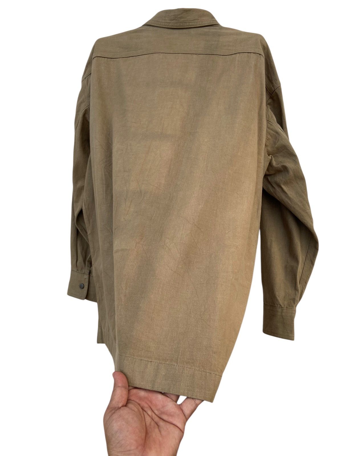 Lemaire × Uniqlo LEMAIRE X UNIQLO SUN FADED DENIM SHIRT Size US XL / EU 56 / 4 - 5 Thumbnail