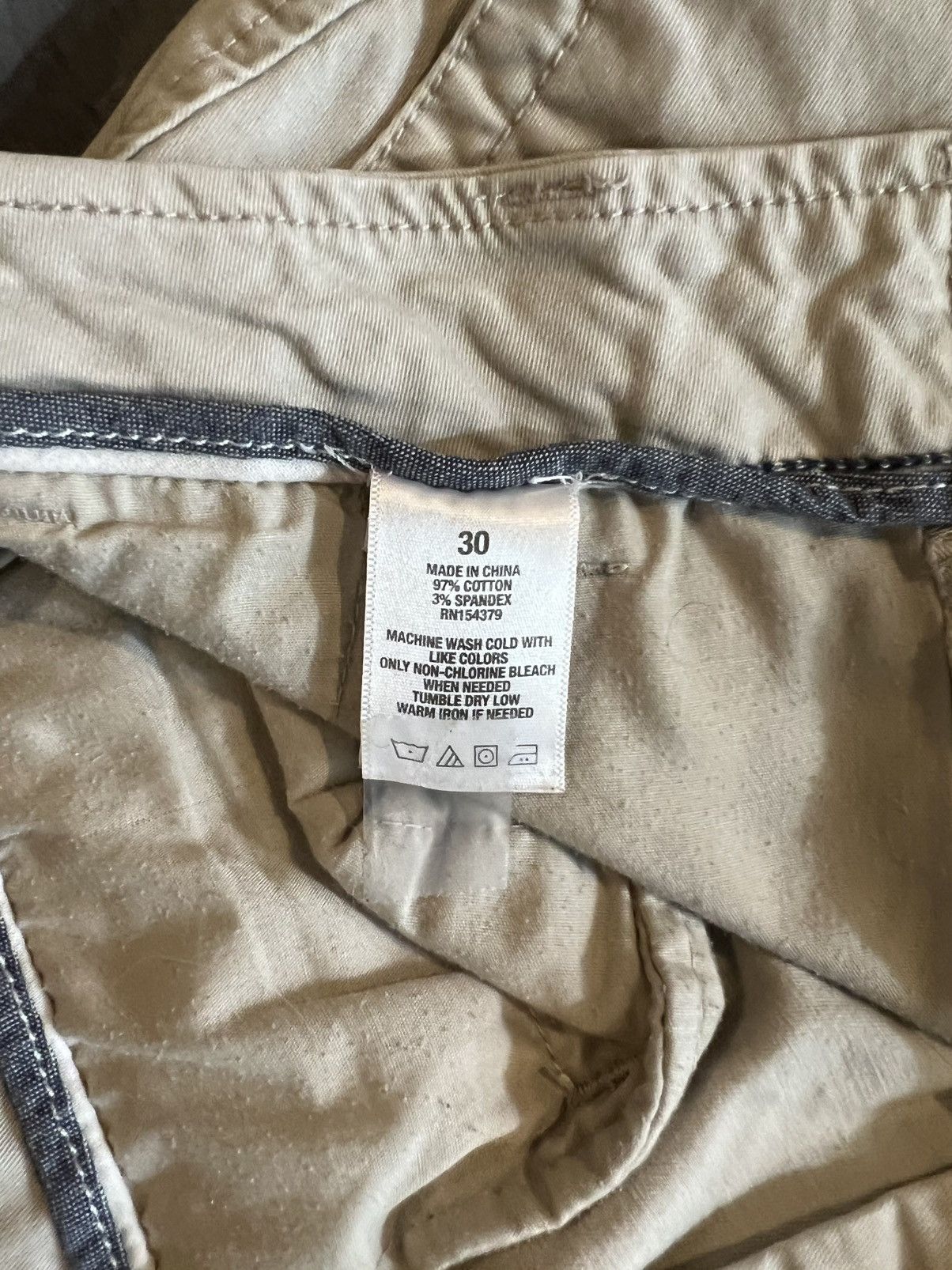 Aeropostale Aeropostale Flat Front Khaki Shorts Size US 30 / EU 46 - 3 Thumbnail