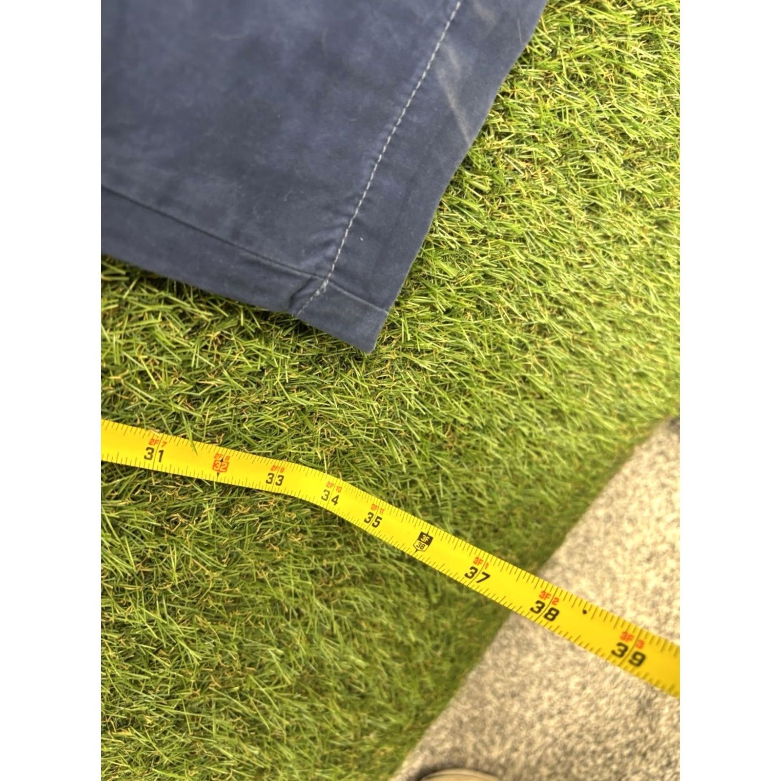 Lacoste Lacoste Slim Fit Blue Cotton Blend Pants Mens 34 Dress Pants Mid Rise 34x34 Zipper Button Logo Slimming Pockets Flat Front Straight Tailored Black? Size US 34 / EU 50 - 6 Thumbnail