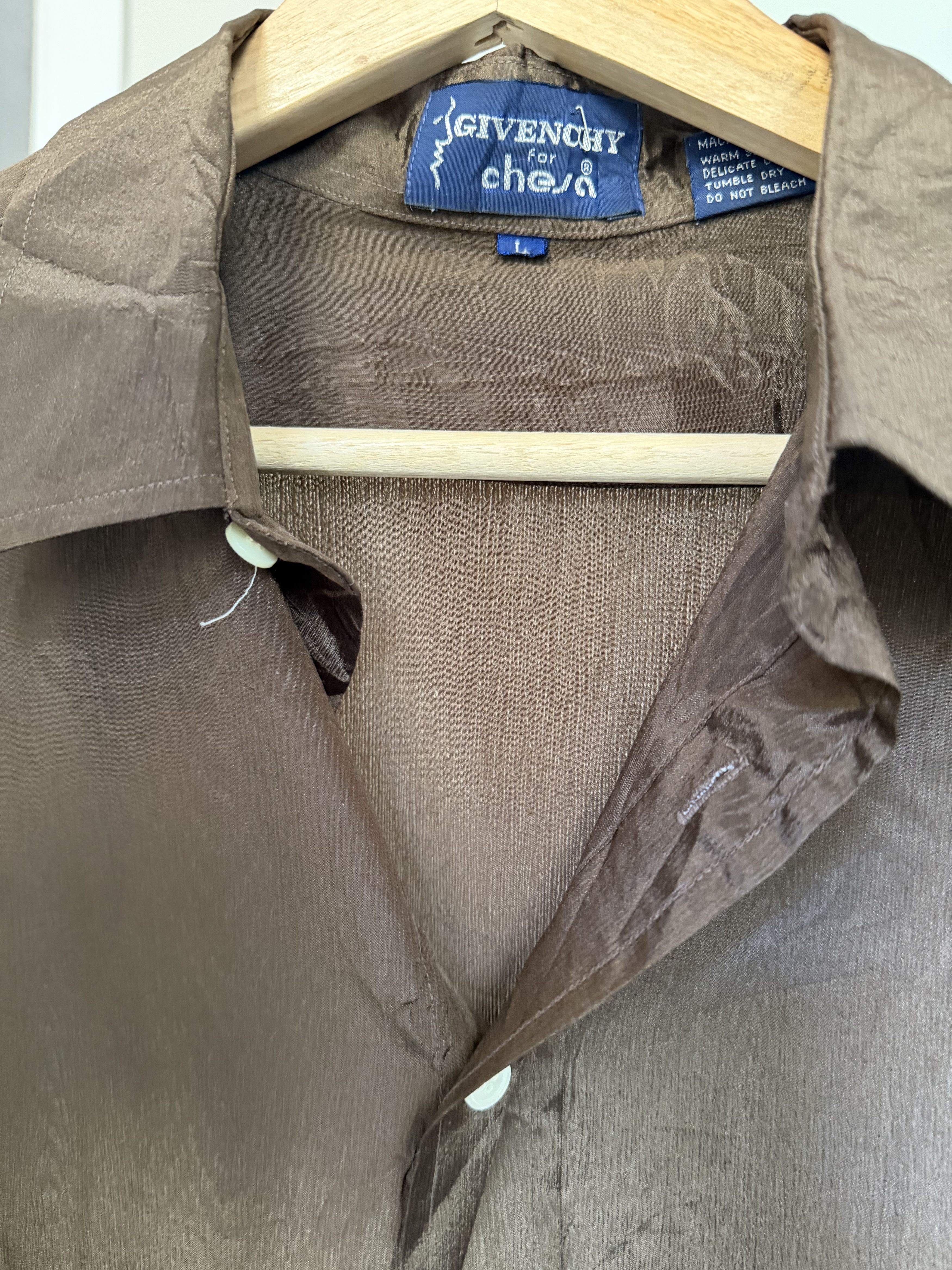 Givenchy Givenchy Satin Shirt Size L / US 10 / IT 46 - 4 Thumbnail