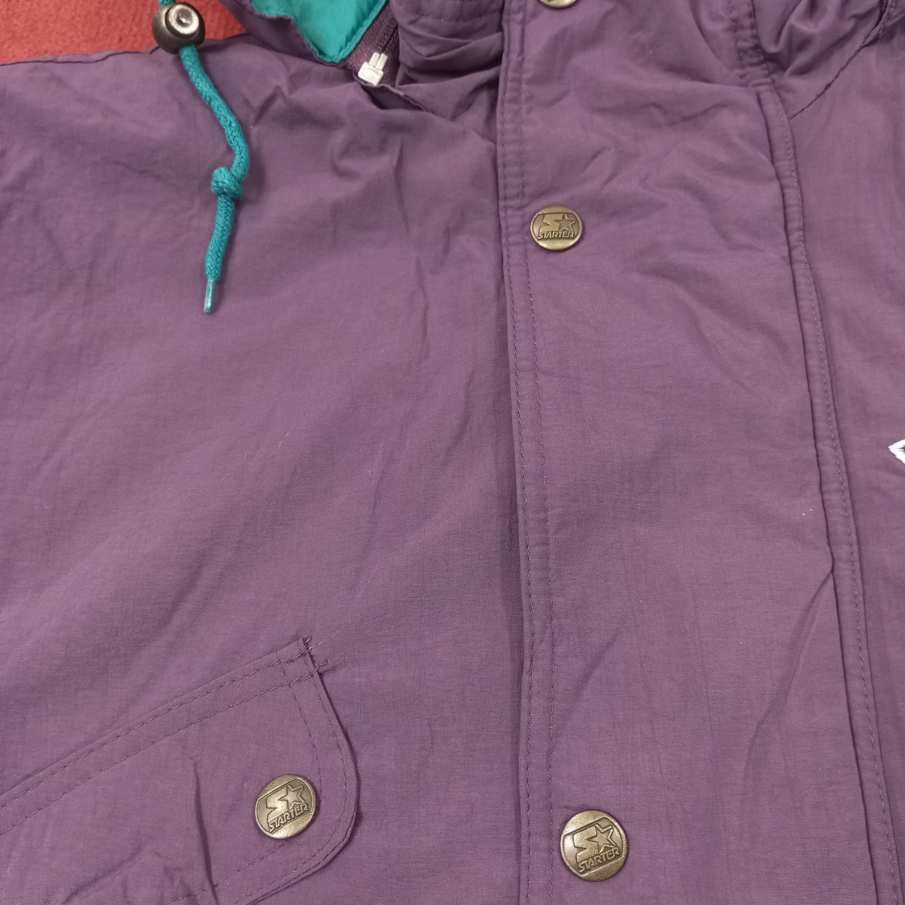 NHL Mighty Ducks Ice Hockey Team Starter Jacket c245n19 Size US XL / EU 56 / 4 - 8 Thumbnail