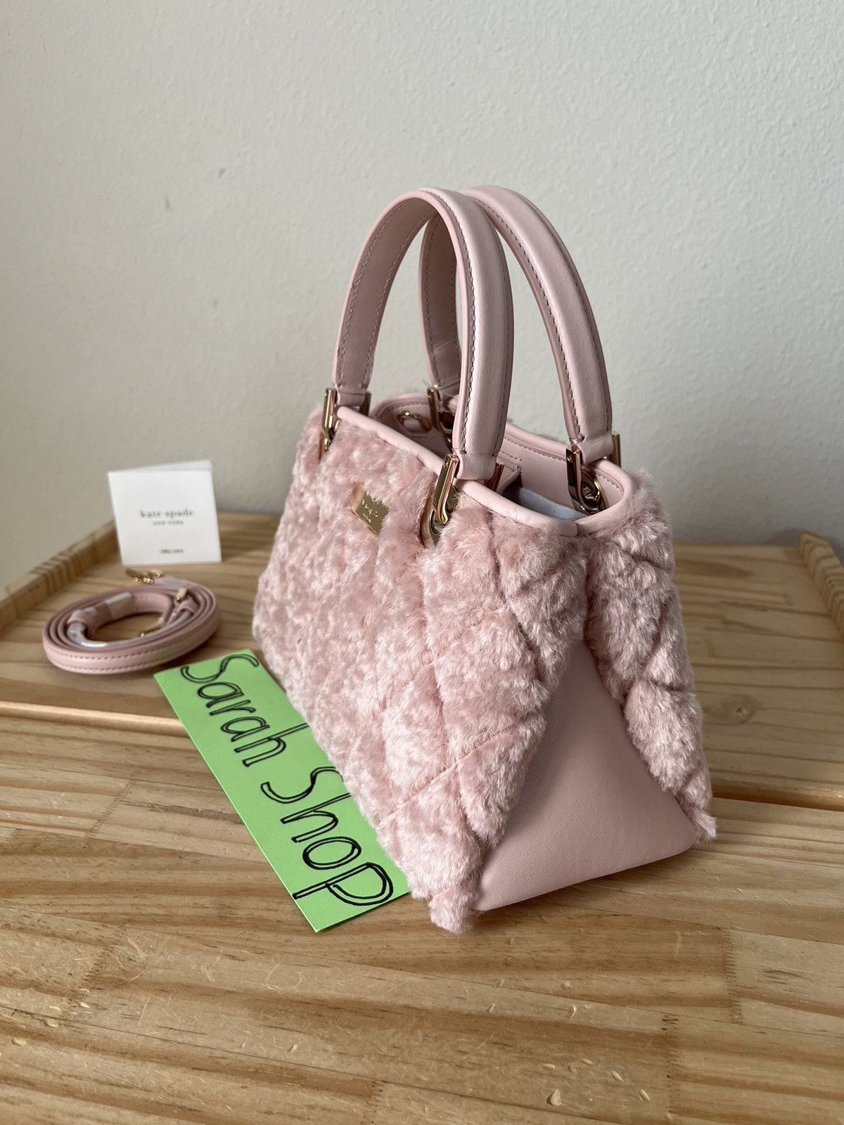 Kate Spade Kate Spade Carey Faux Fur Small Sullivan Satchel Size ONE SIZE - 4 Thumbnail