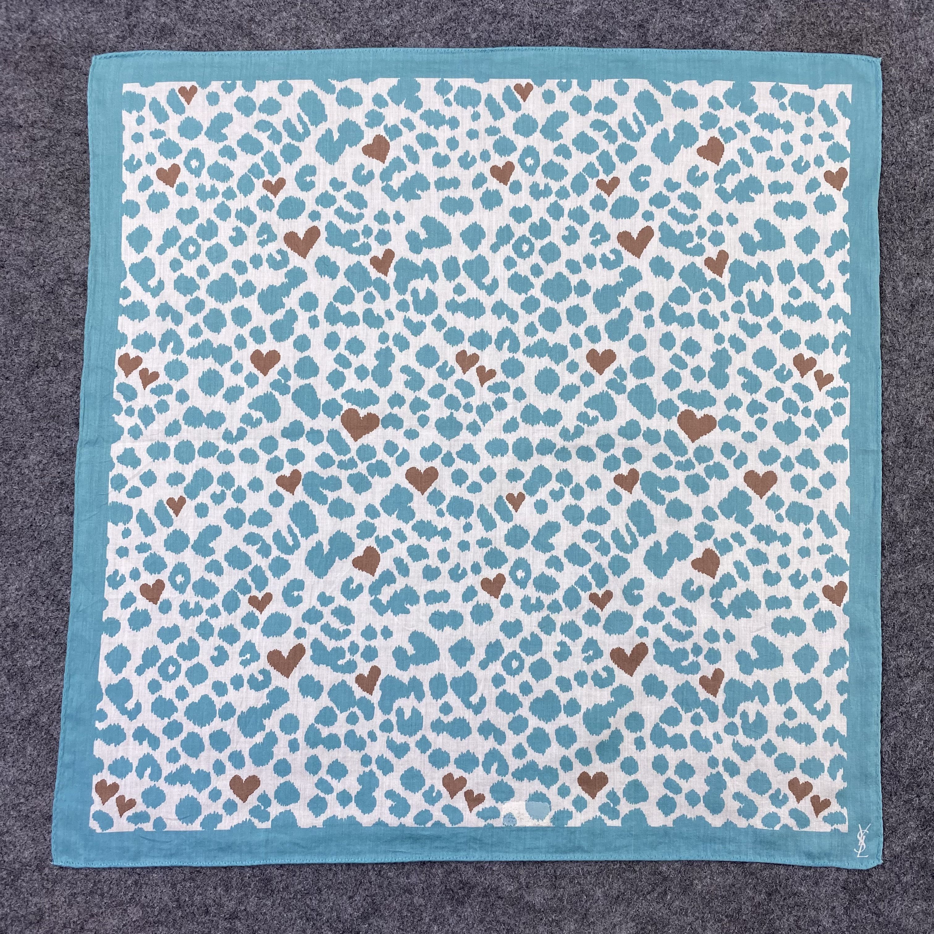 Yves Saint Laurent YSL Handkerchief Neckerchief Bandana-B1752 Size ONE SIZE - 3 Thumbnail