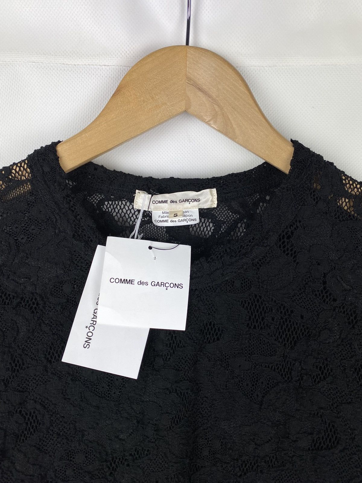 Comme des Garcons BNWT! Comme Des Garçons floral lace long sleeve top tunic Size S / US 4 / IT 40 - 9 Thumbnail