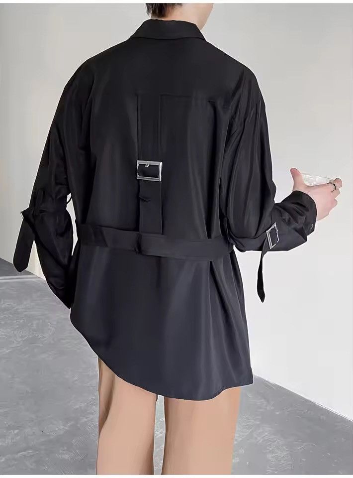 Other Punk Hip Hop Techwear Style Long Sleeve Cargo Shirt Size US XL / EU 56 / 4 - 2 Thumbnail