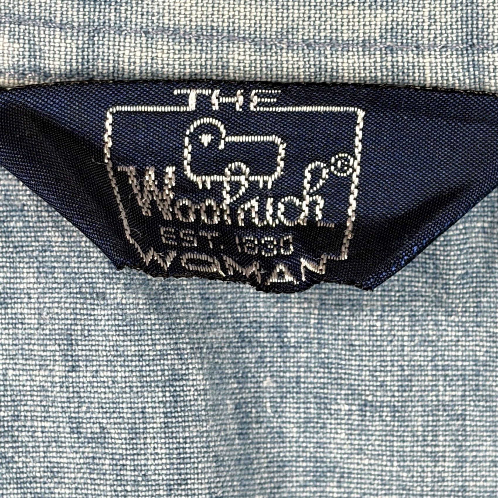 Vintage EUC Vintage Woolrich Denim Jacket - 80s/90s Workwear Size M / US 6-8 / IT 42-44 - 6 Thumbnail