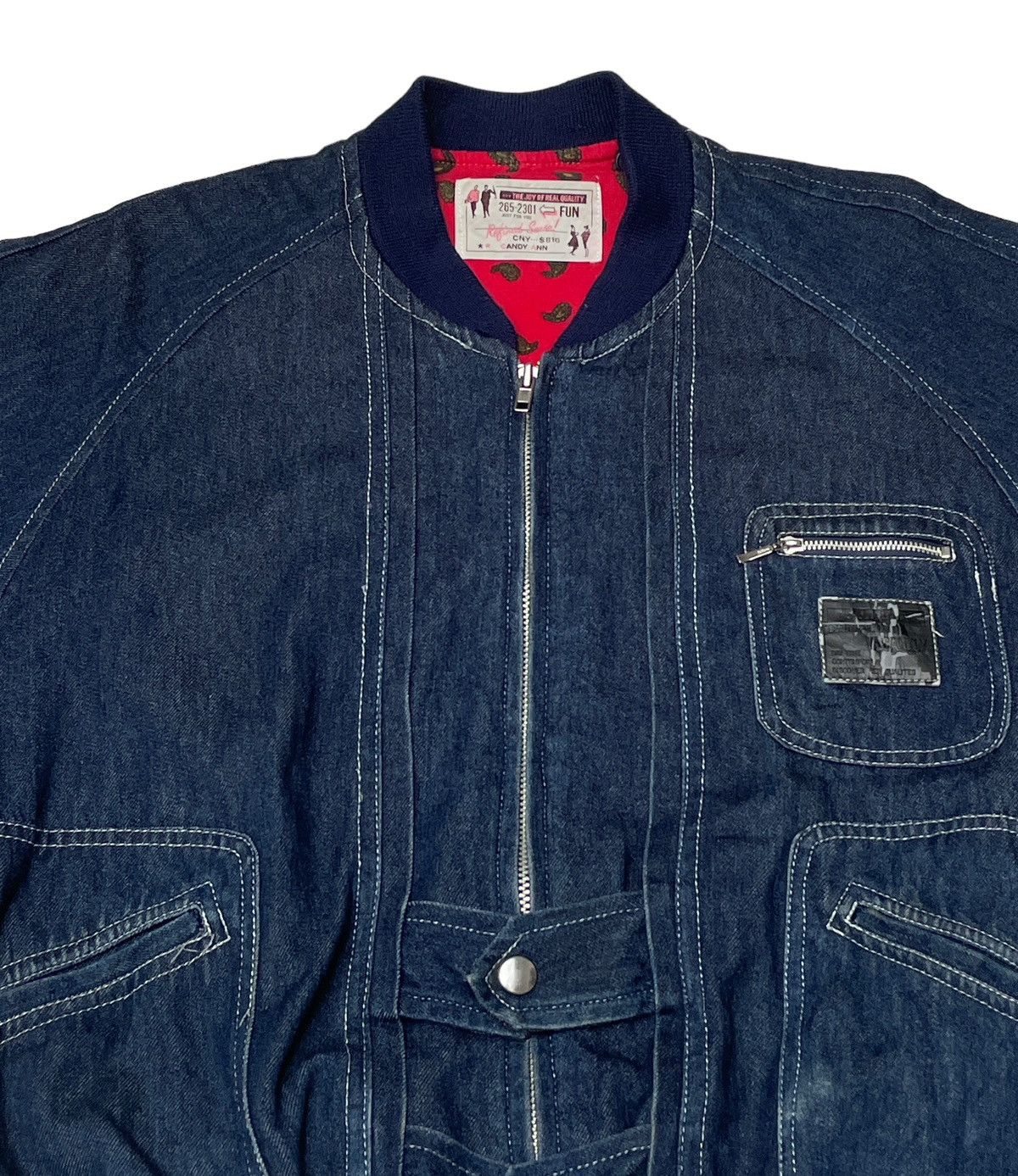 Japanese Brand × Vintage Vintage Japanese Brand Candy Ann Denim Jacket 2000s Size US M / EU 48-50 / 2 - 4 Thumbnail