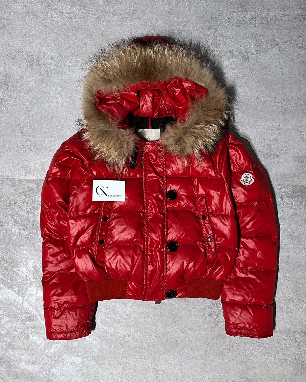 Moncler DAOS 21 years Polyester Down jacket 1 Ladies' Red