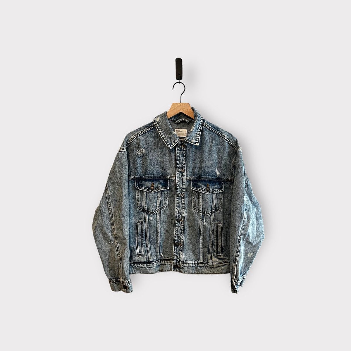 Vintage Vintage Bershka Denim Jacket Size XS / US 0-2 / IT 36-38 - 7 Thumbnail