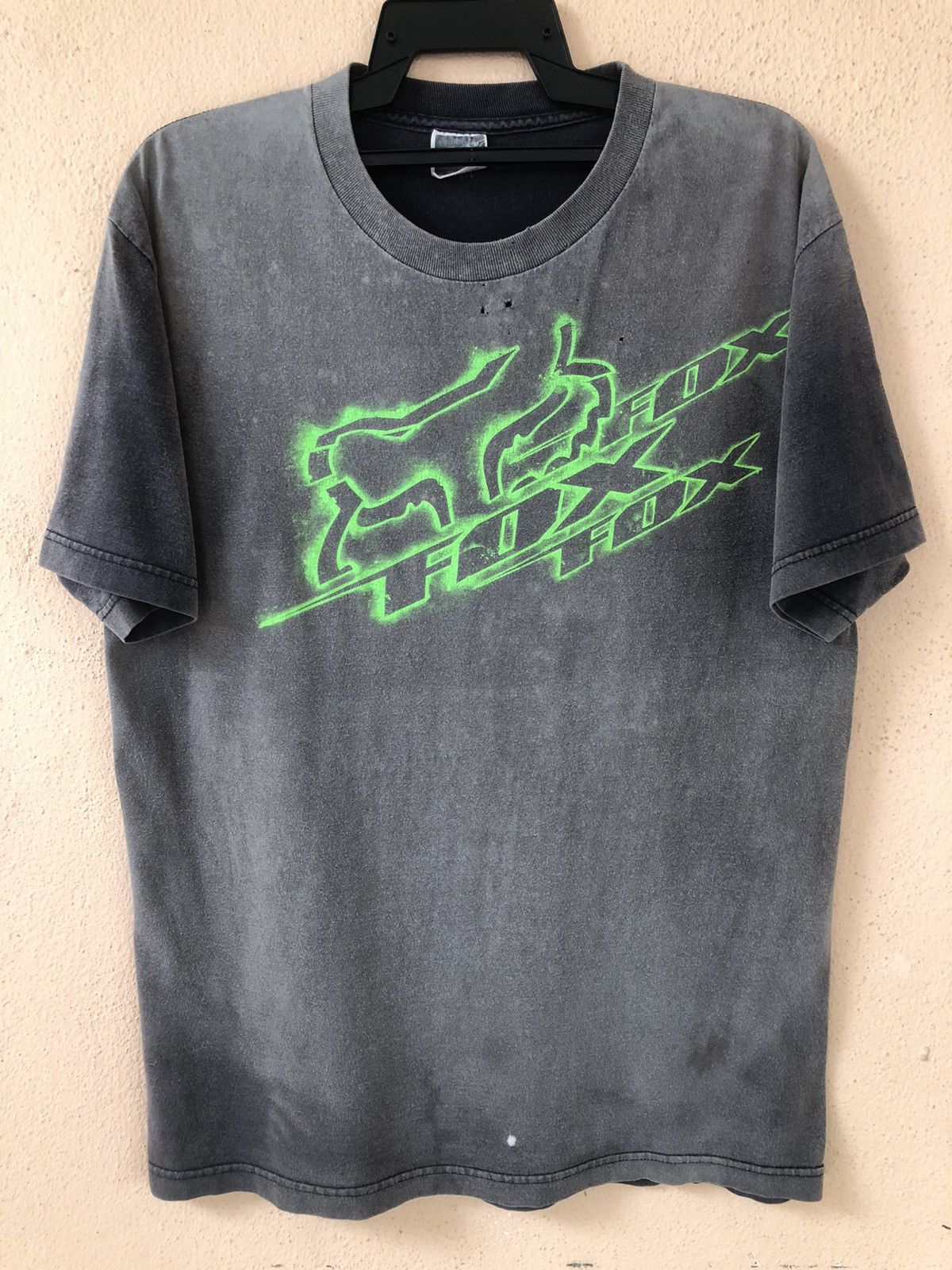 Fox Racing Vintage FOX RACING Crazy Sunfaded 📍 Tee Size US L / EU 52-54 / 3 - 1 Thumbnail