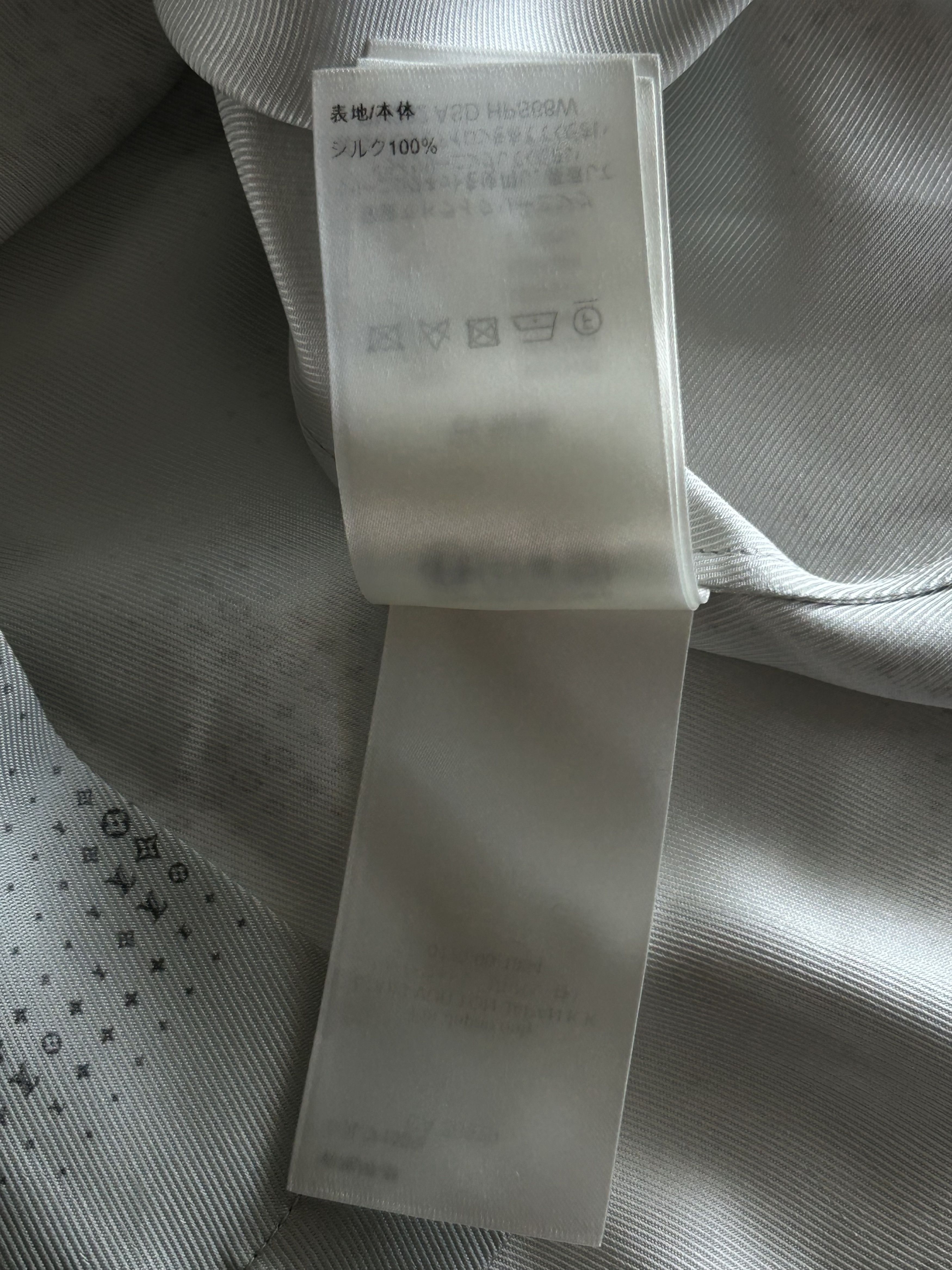 Louis Vuitton Louis Vuitton Grey LV Pixel Monogram Silk Button Up Shirt Size US XXL / EU 58 / 5 - 7 Thumbnail