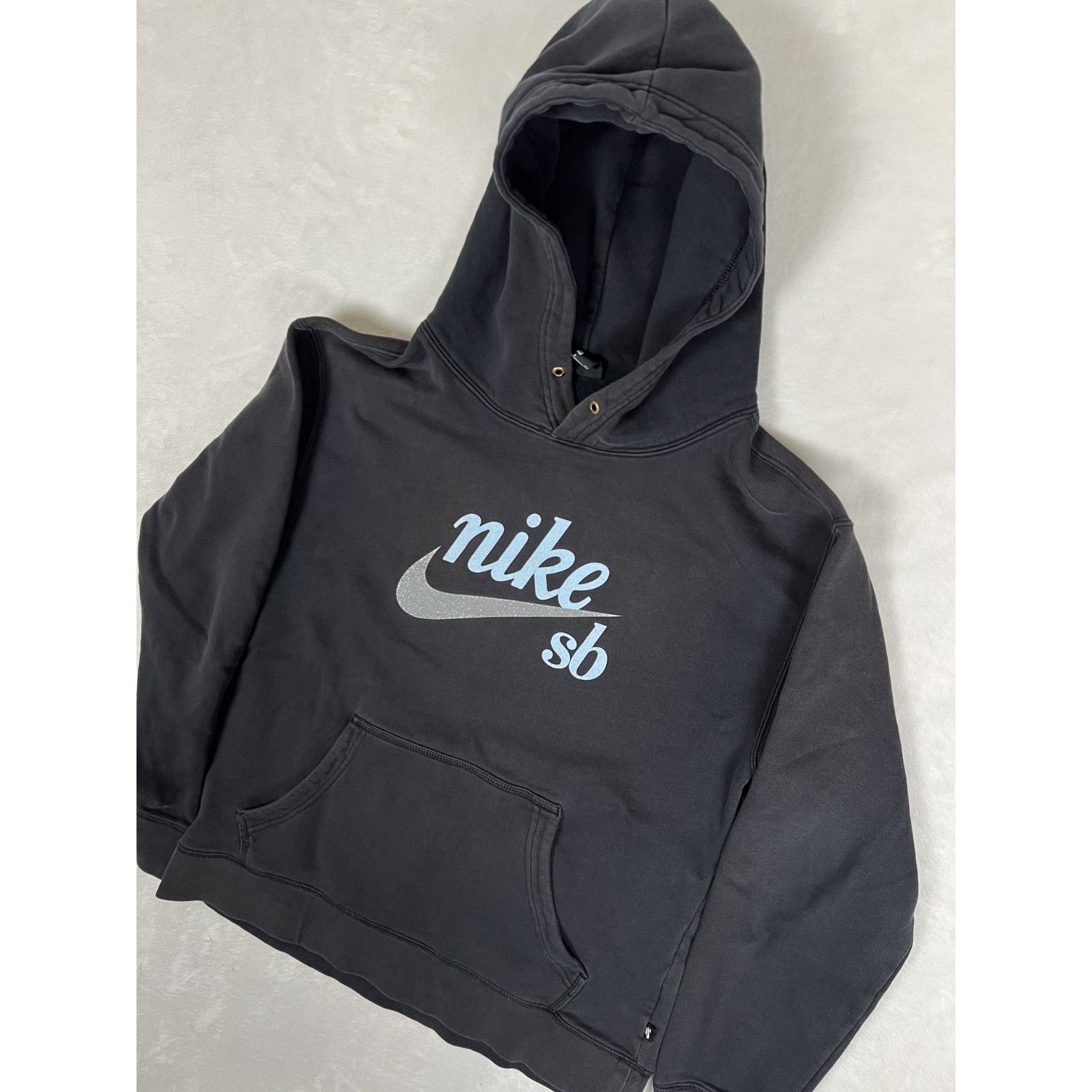Nike Vintage Nike SB Hoodie Size Small Black Script Spell Out Log Size US S / EU 44-46 / 1 - 3 Thumbnail