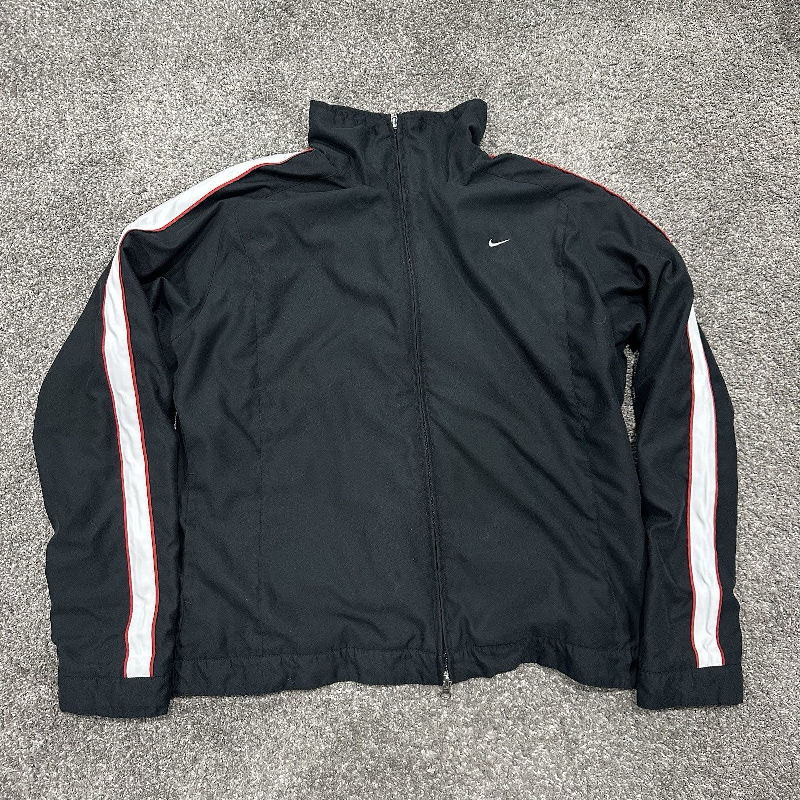 Nike Y2K Nike Jacket Mens XL Nylon Long Sleeve Miniature Swoosh Size US XL / EU 56 / 4 - 1 Thumbnail