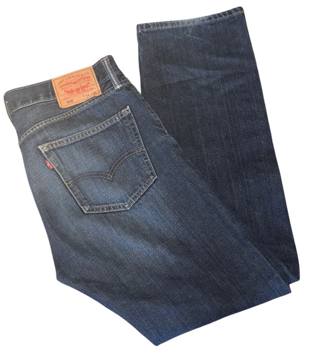Levi's Vintage Clothing Vintage 90’s Levi’s 505 Straight Leg Jean! Size US 34 / EU 50 - 3 Thumbnail