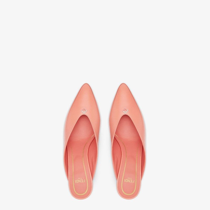 Fendi o1B3y1r0326 Filo Mules in Blush Size US 11 / IT 41 - 4 Thumbnail