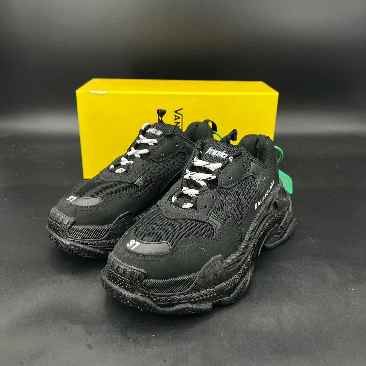 Balenciaga Balenciaga Triples Black 37 New Size US 6.5 / IT 36.5 - 1 Thumbnail