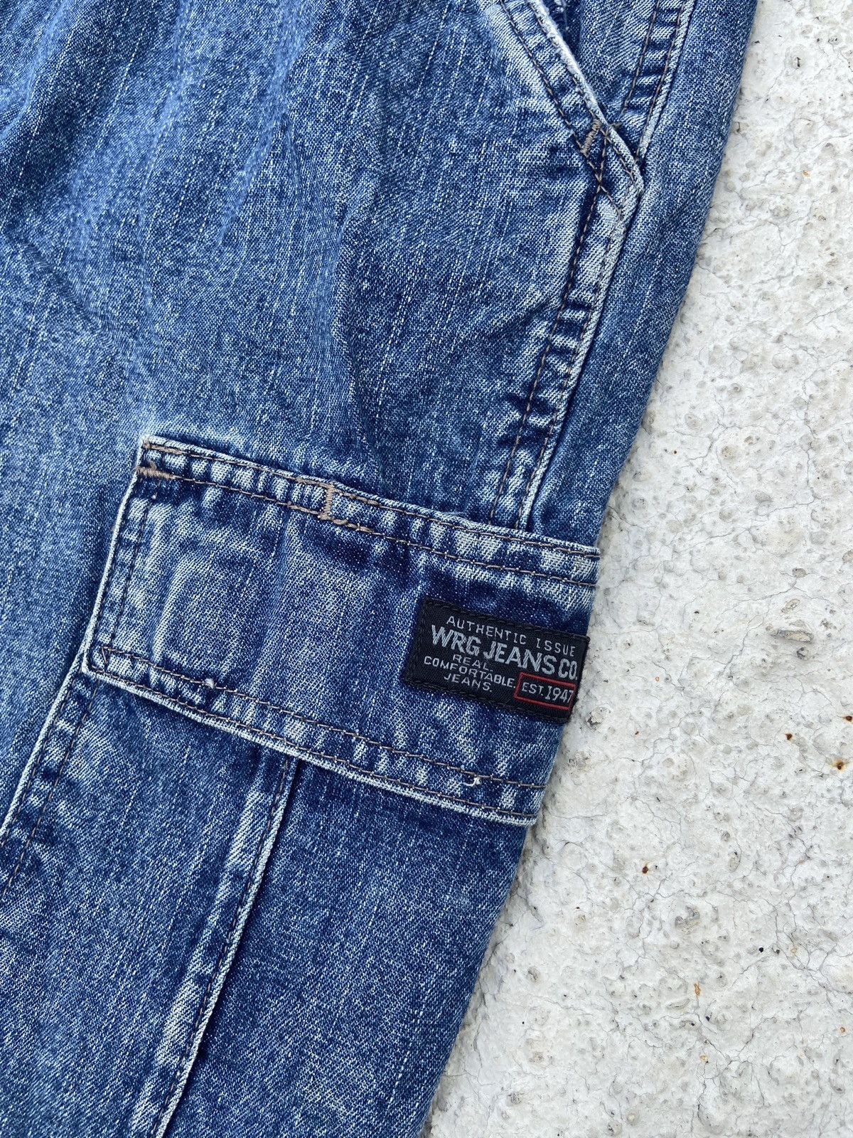 Japanese Brand × Vintage × Wrangler Baggy Wrangler Workwear Denim Size US 32 / EU 48 - 4 Thumbnail