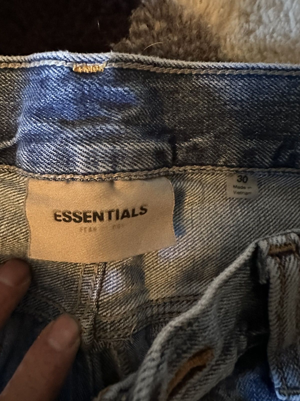 Essentials × Fear of God Fear of god essentials denim sz 30 Size US 30 / EU 46 - 3 Thumbnail