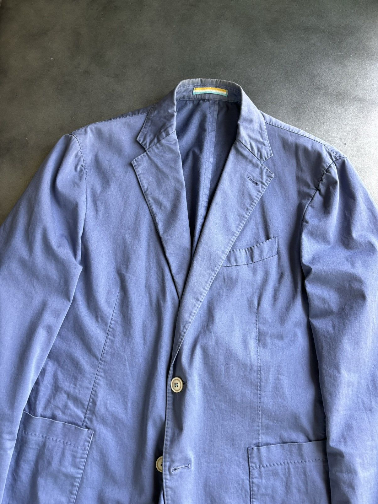 Vintage Grima's Sports Coat Vintage Cotton Blazer Made in Italy Size 52R - 10 Thumbnail