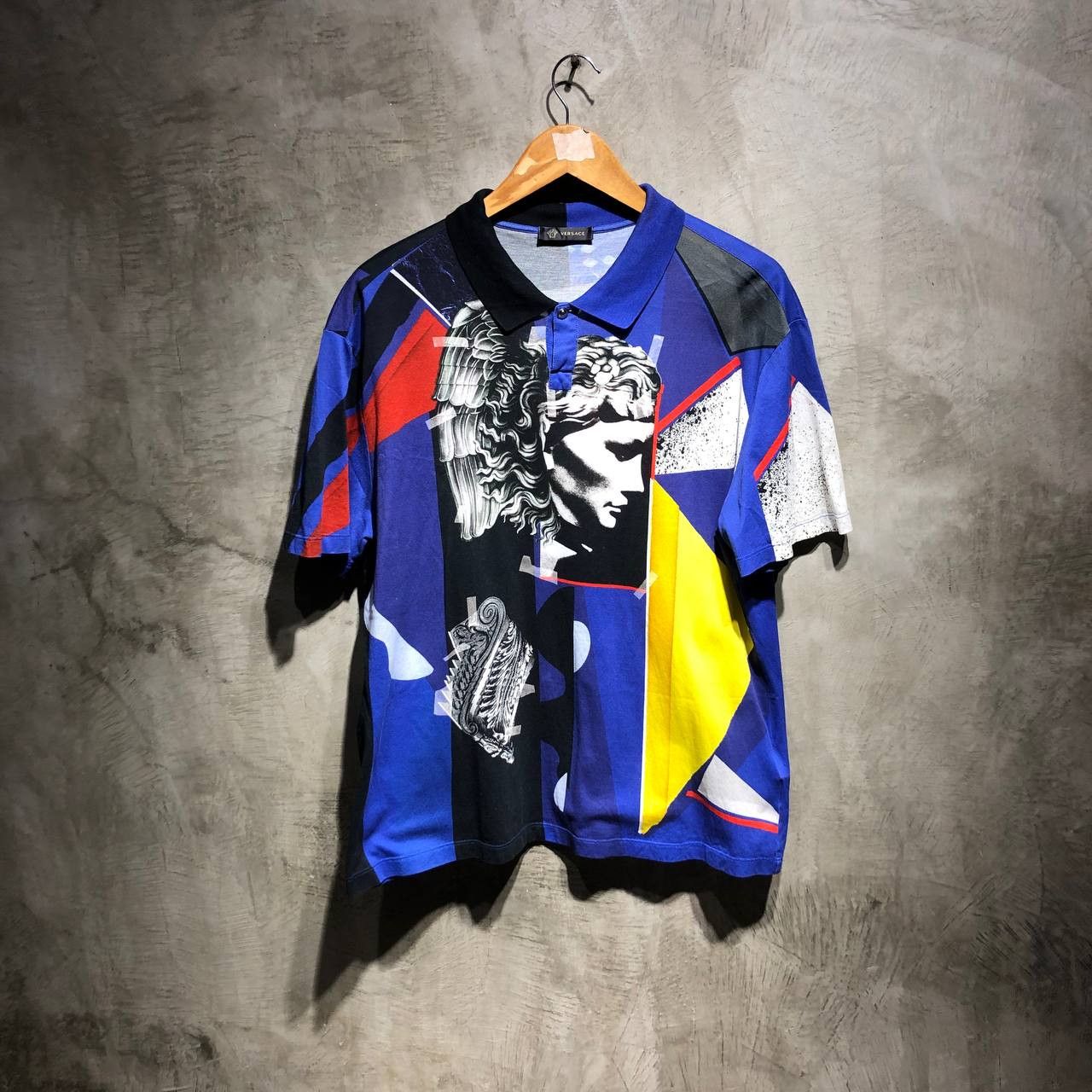 Versace Versace jacquard polo shirt Size US L / EU 52-54 / 3 - 1 Thumbnail