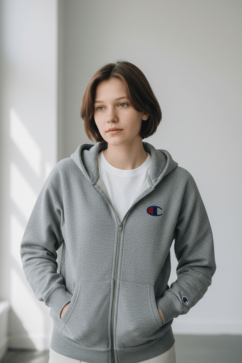 Champion CHAMPION Big Logo Hoodie Size S / US 4 / IT 40 - 1 Thumbnail
