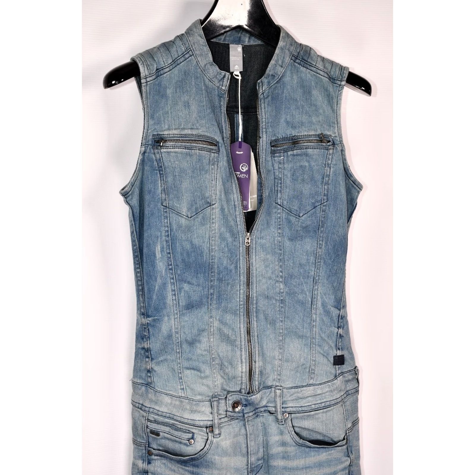 G-Star G-Star MIDGE DENIM ZIP SUIT JUMPSUIT S/Mood? No Size 28" / US 6 / IT 42 - 2 Thumbnail