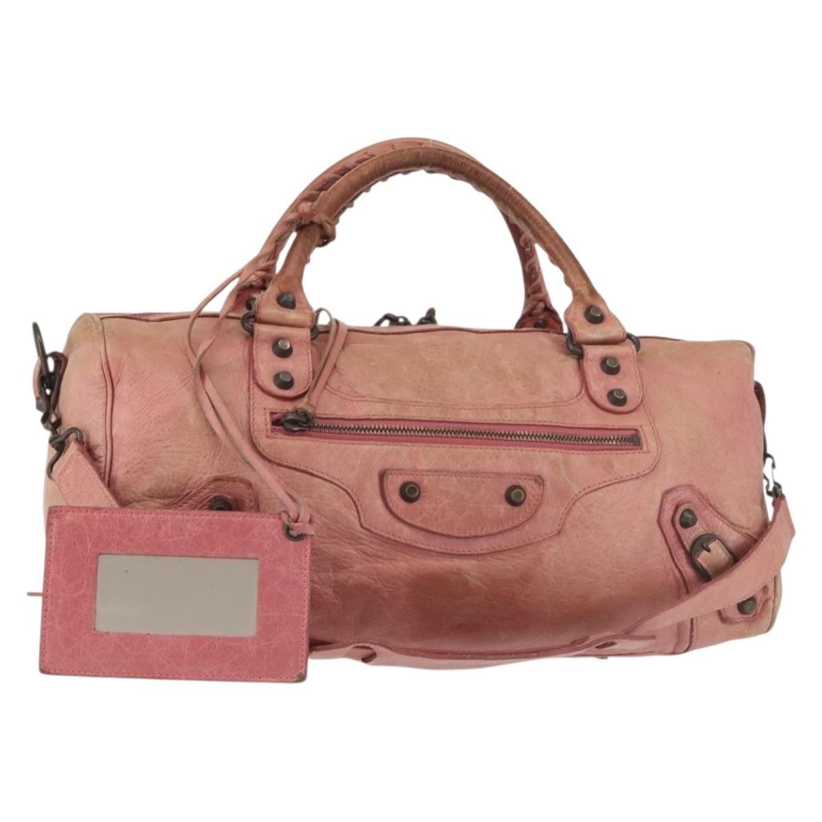 Balenciaga Balenciaga Twiggy Classic Studs Bag Leather Size ONE SIZE - 1 Thumbnail