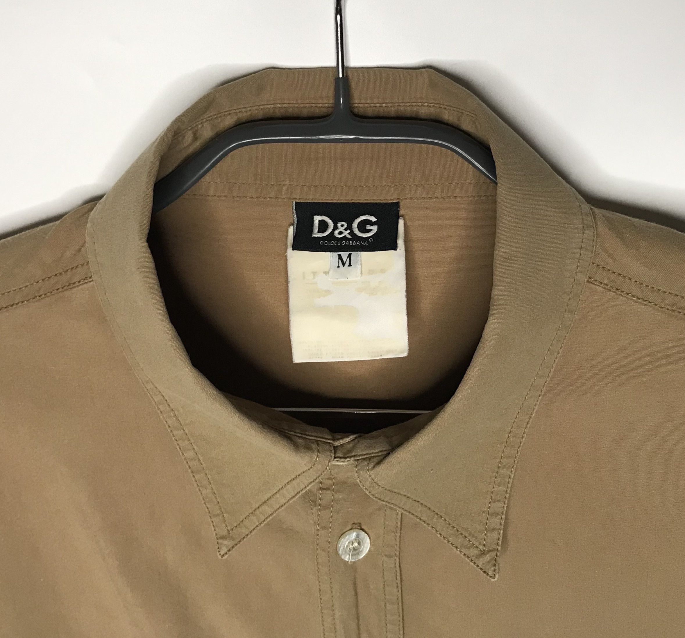 Dolce & Gabbana Dolce&Gabbana Mens Button Up Shirt Size M Size US M / EU 48-50 / 2 - 5 Thumbnail