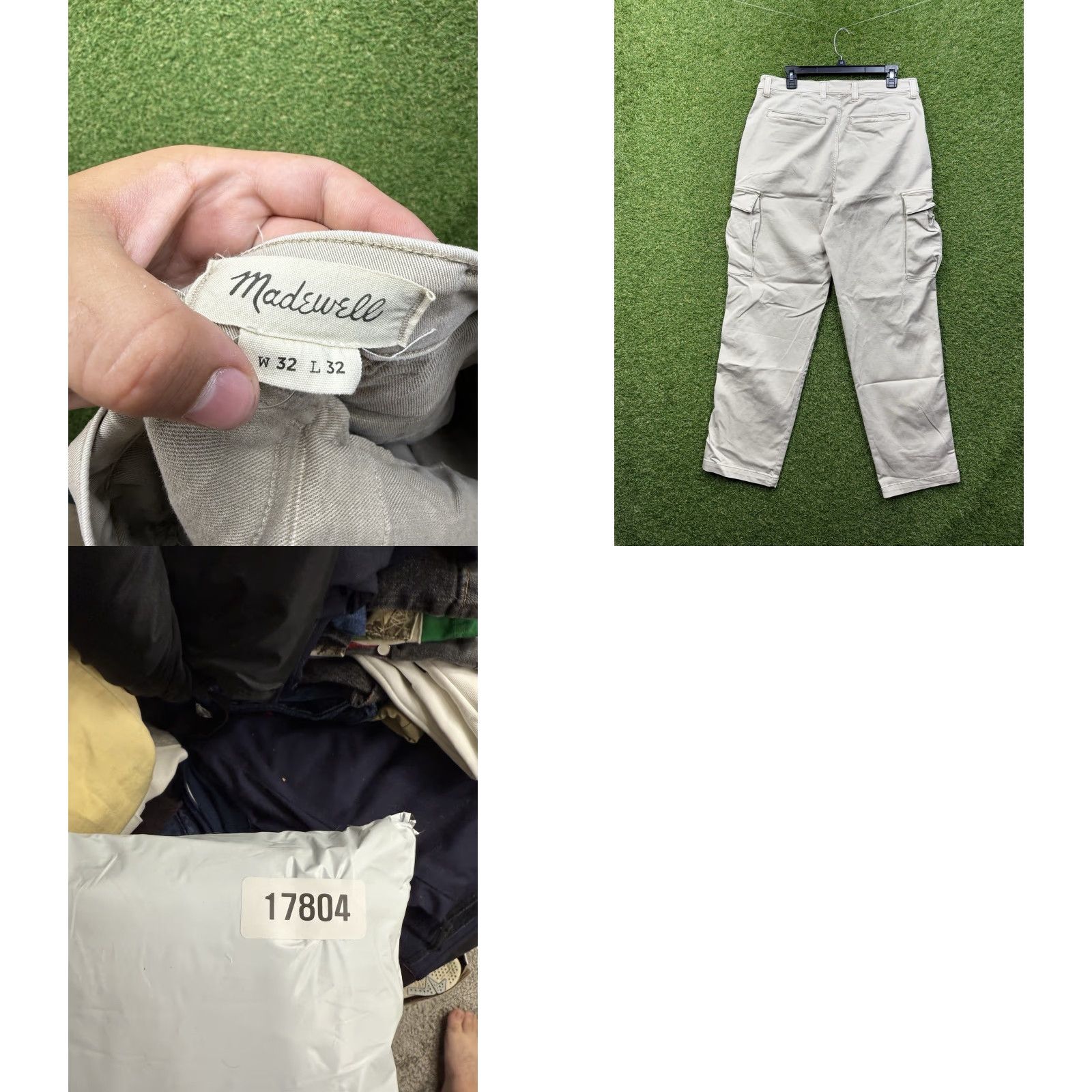 Madewell Madewell Cargo Pants Mens 32x32 Khaki Twill Cargo Casual Skater Preppy Beige y2k Size US 32 / EU 48 - 8 Thumbnail