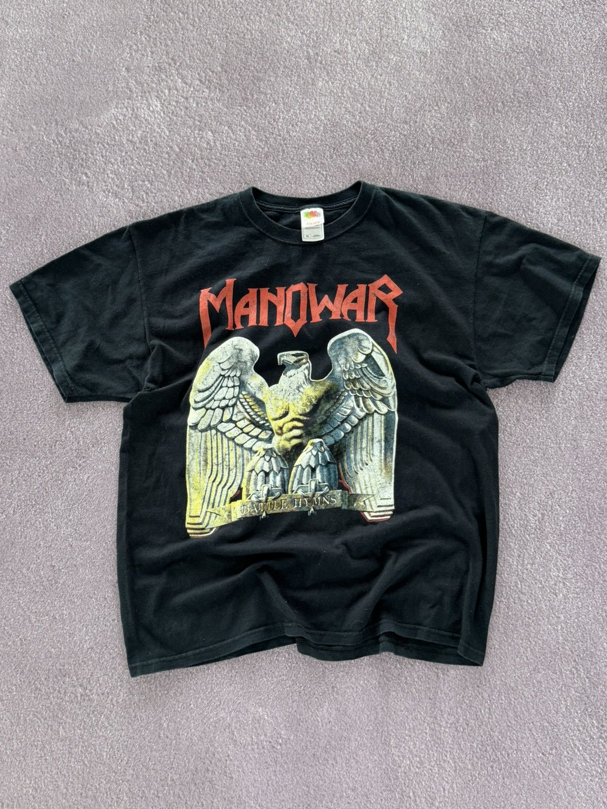 Band Tees Vintage 1990’s Manowar Punk Rock T-Shirt Size US XL / EU 56 / 4 - 1 Thumbnail