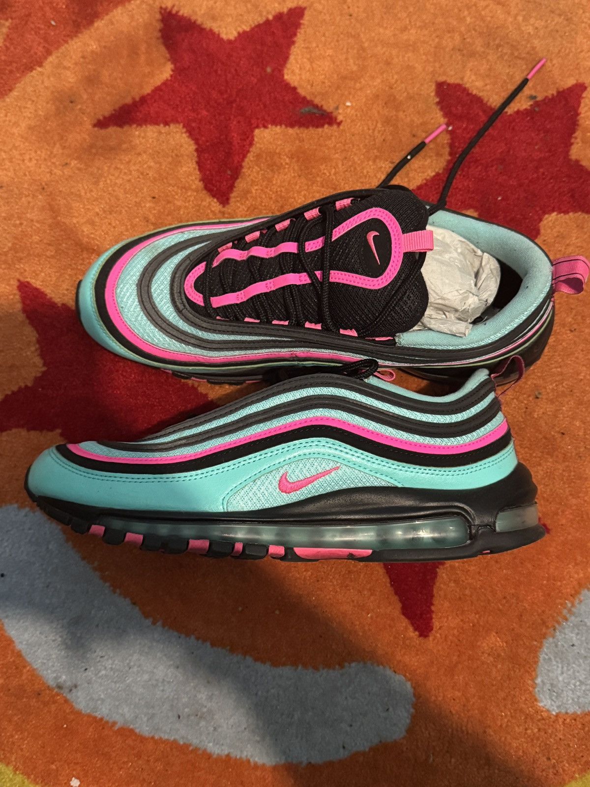Nike Air Max 97 Hyper Turquoise Size US 11 / EU 44 - 2 Thumbnail