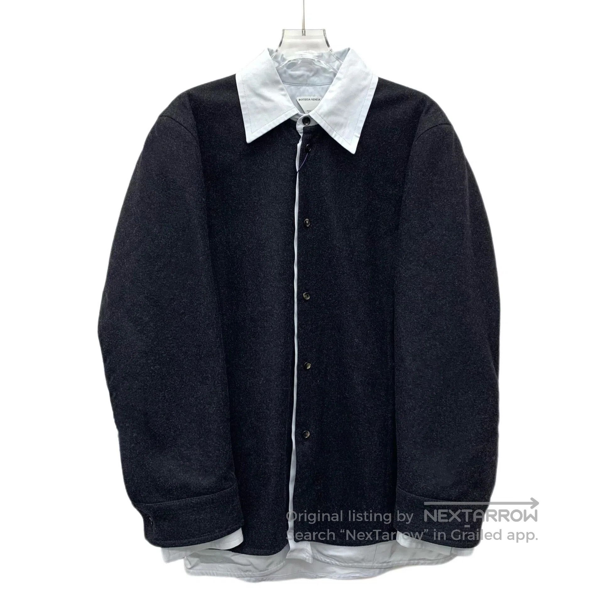 Bottega Veneta Bottega Veneta Black Lapel Wool Coat. Size US XS / EU 42 / 0 - 1 Thumbnail