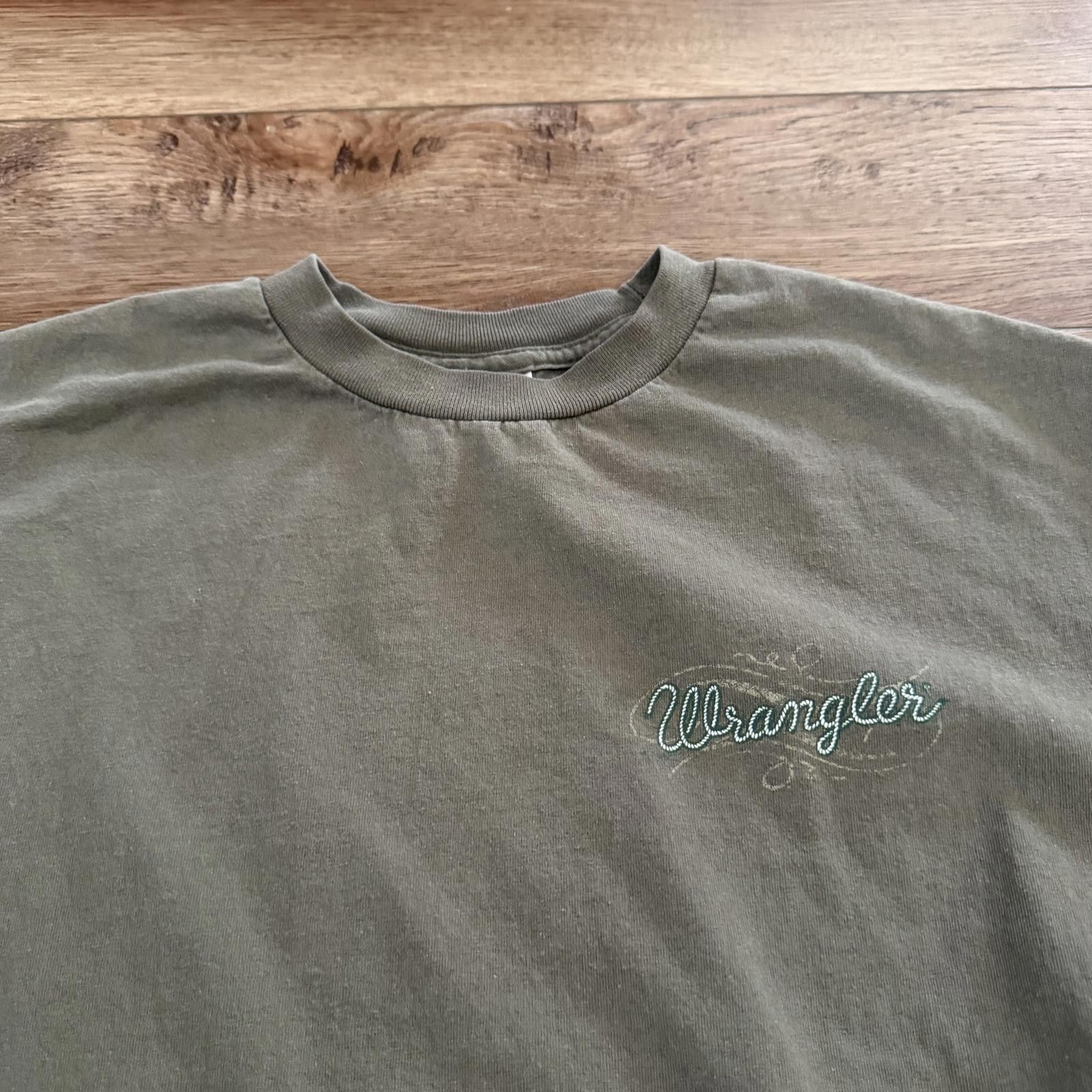 Wrangler Vintage Y2K Wrangler Cowboy Western Long Sleeve Shirt Size US XL / EU 56 / 4 - 2 Thumbnail