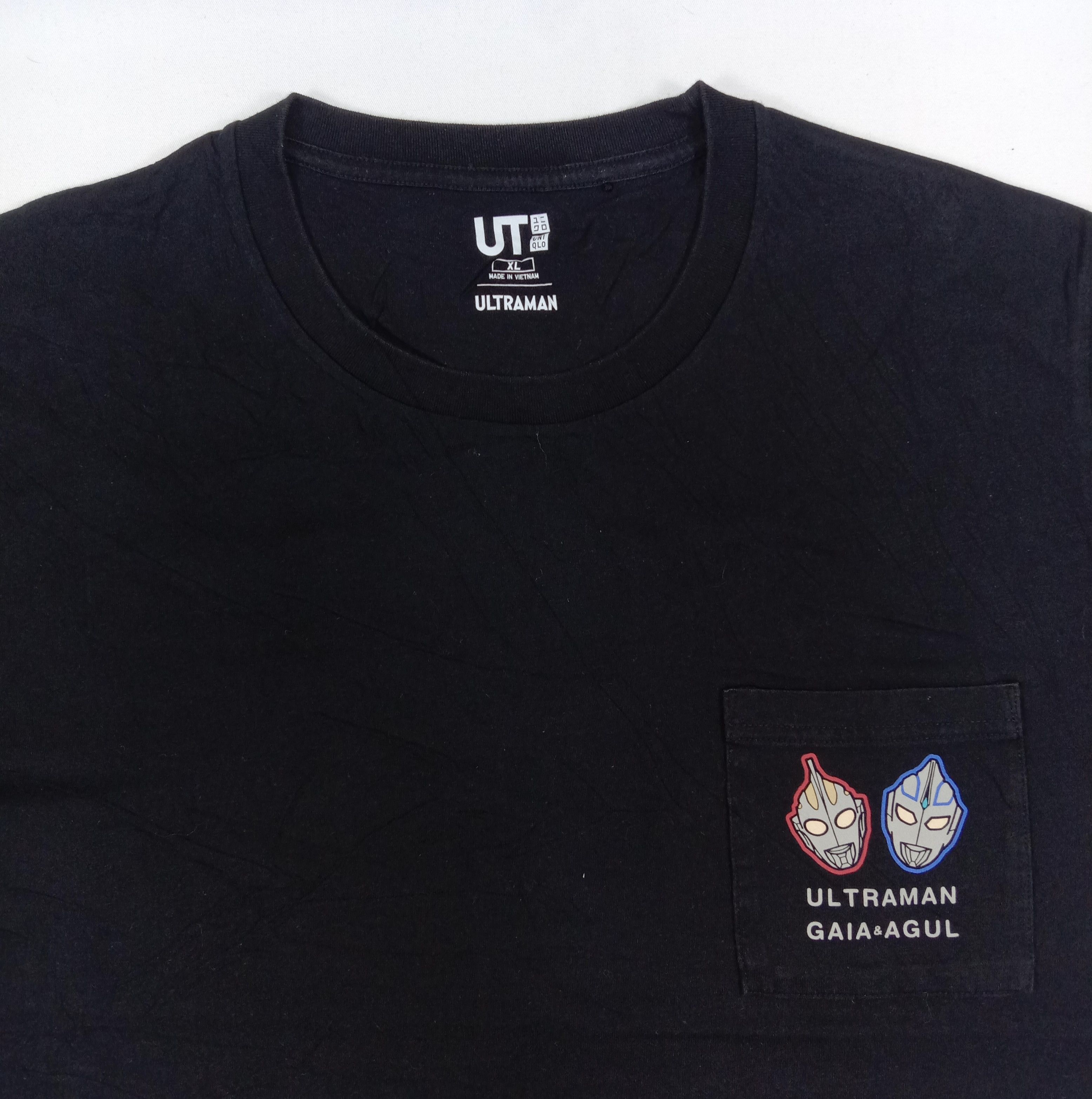 Uniqlo Uniqlo x Ultraman Gaia & Agul Single Pocket T Shirt Size US XL / EU 56 / 4 - 2 Thumbnail