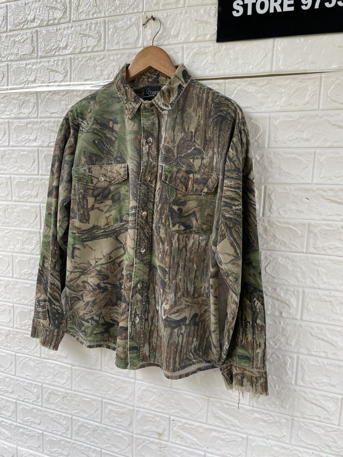 Japanese Brand × Vintage Vintage 80’s Distress Codet Real Tree Camo Usa Shirt Size US L / EU 52-54 / 3 - 4 Thumbnail