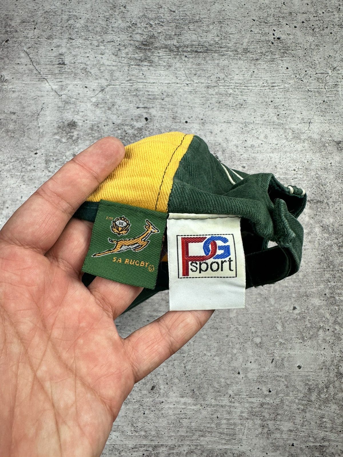 Vintage Vintage South Africa Rugby Hat Size ONE SIZE - 9 Thumbnail