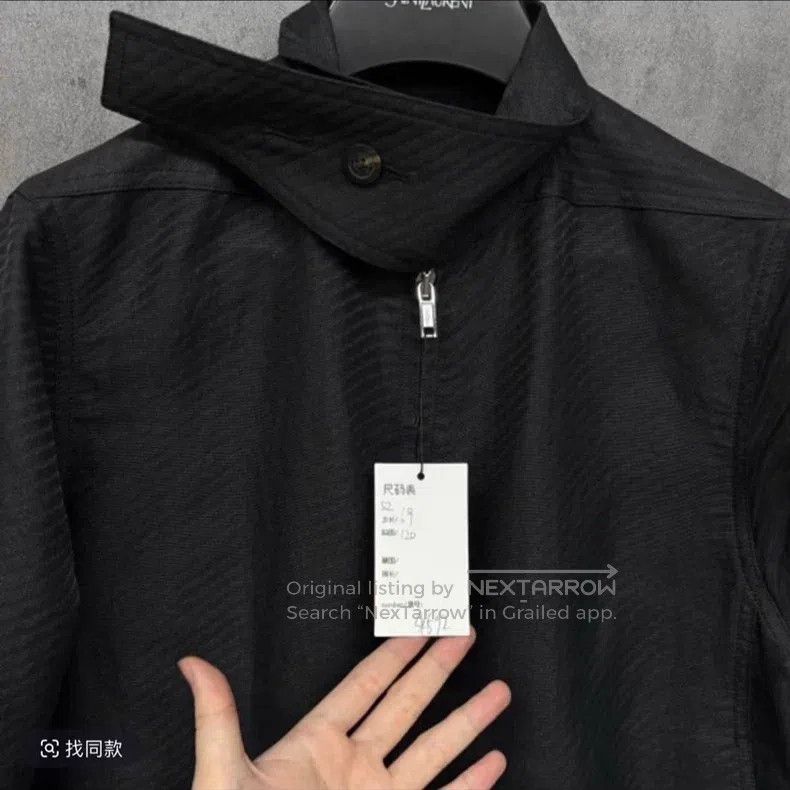 Rick Owens Rick Owens Asymmetric Cross Collar Chunky Twill Jacket Size US L / EU 52-54 / 3 - 5 Thumbnail