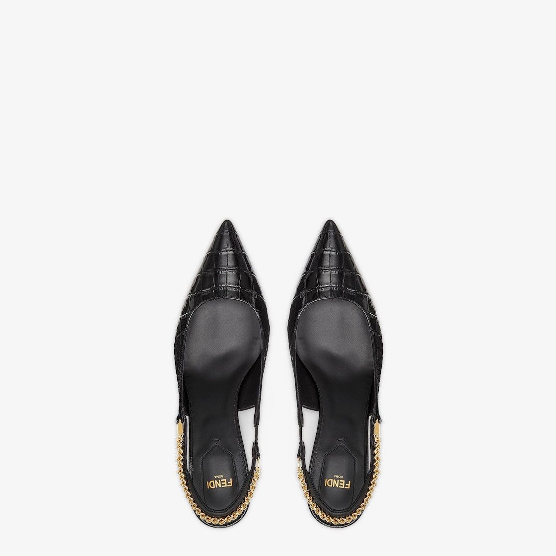 Fendi o1s1wg110825 Colibri Lite Heels in Black Size US 8 / IT 38 - 2 Thumbnail